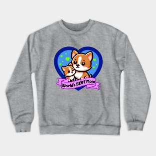 World's Best Mom Cute Corgis Crewneck Sweatshirt